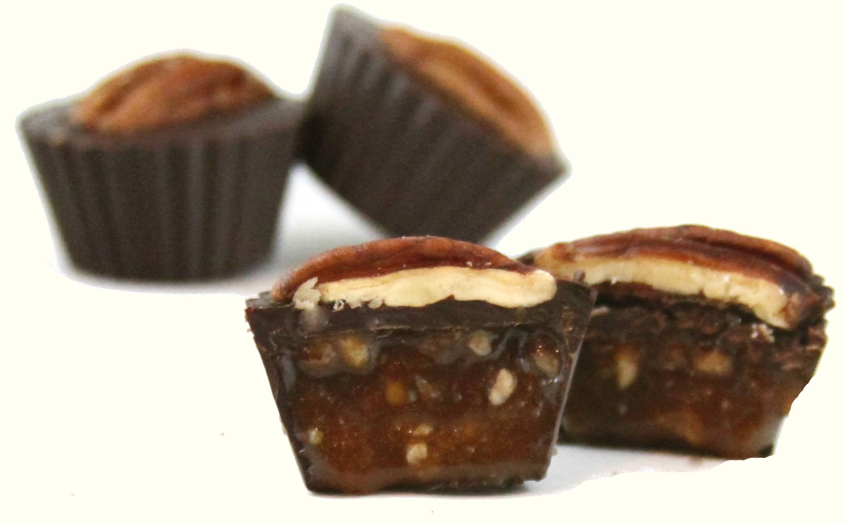 4 PC Organic Pecan Caramel Cups - Vegan/Gluten Free