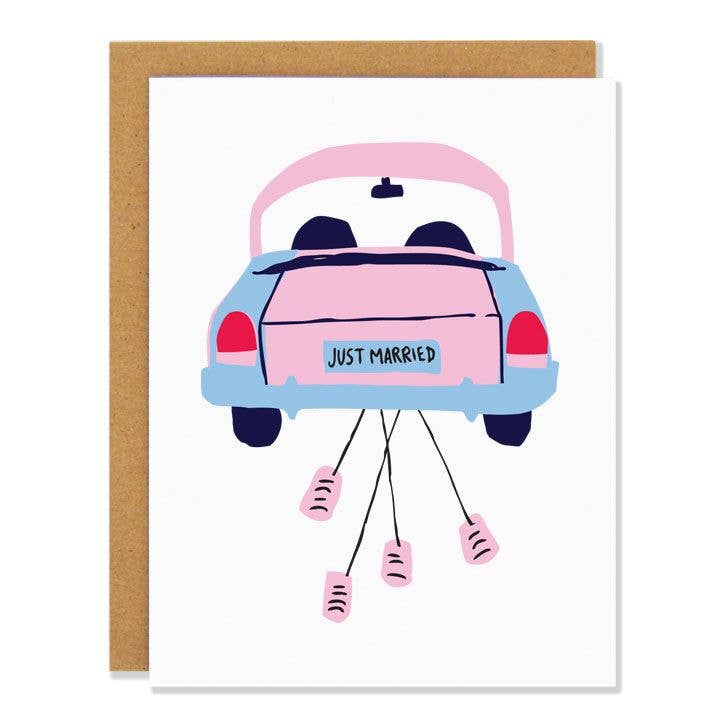 Just Married - Wedding Greeting Card