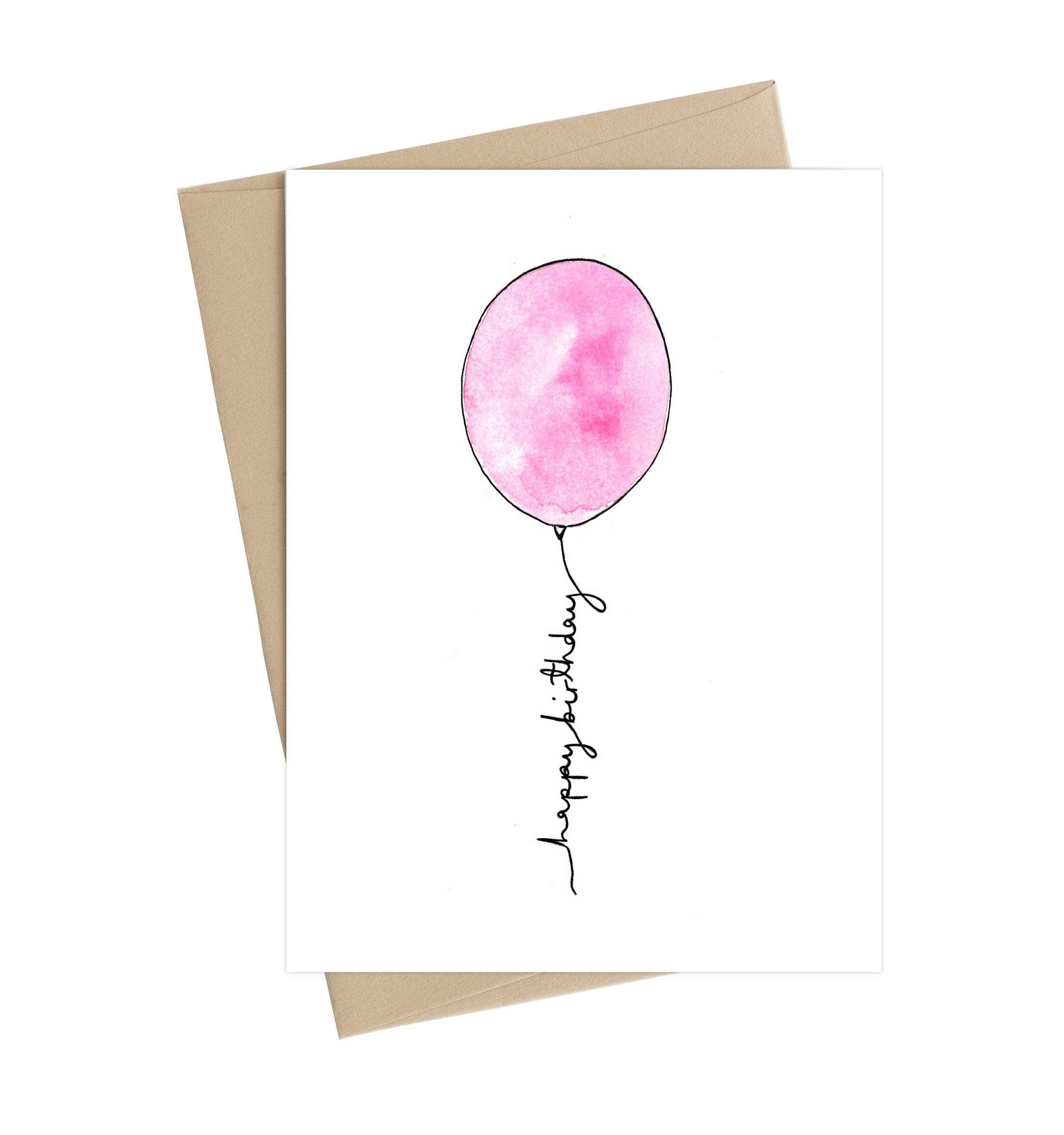 Birthday Balloon Card