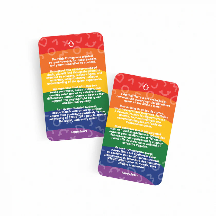 Bilingual Conversation Card Game - Pride Edition