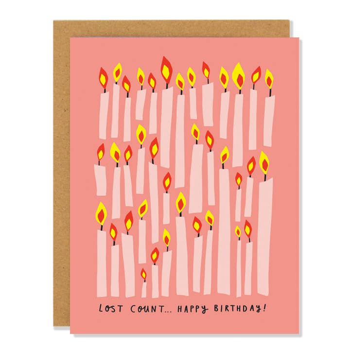 Lost Count - Birthday Card