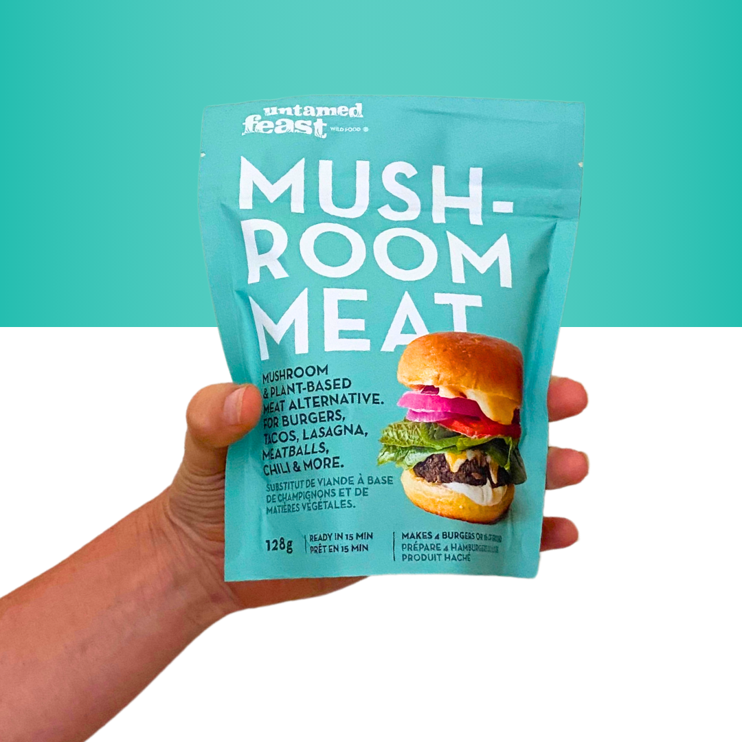 MushrooMeat™ - meat alternative mix for burgers or ground