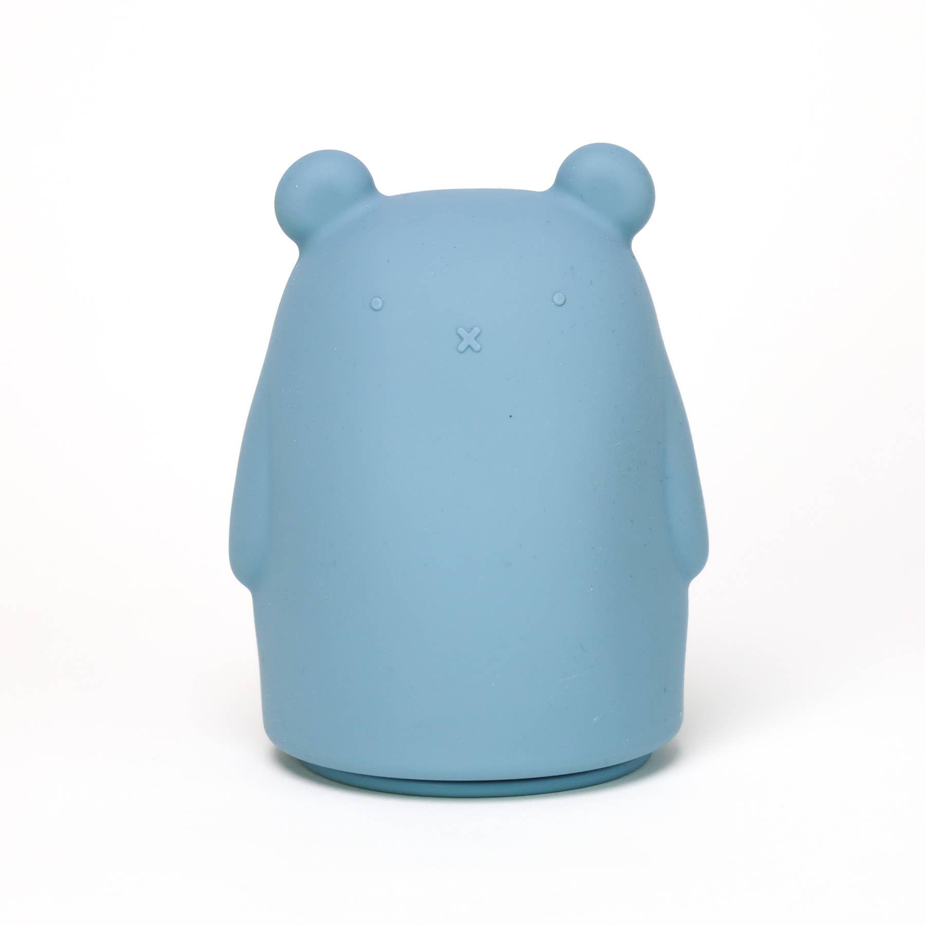 Back to School Soft Silicone Piggy Bank Bear - Blue