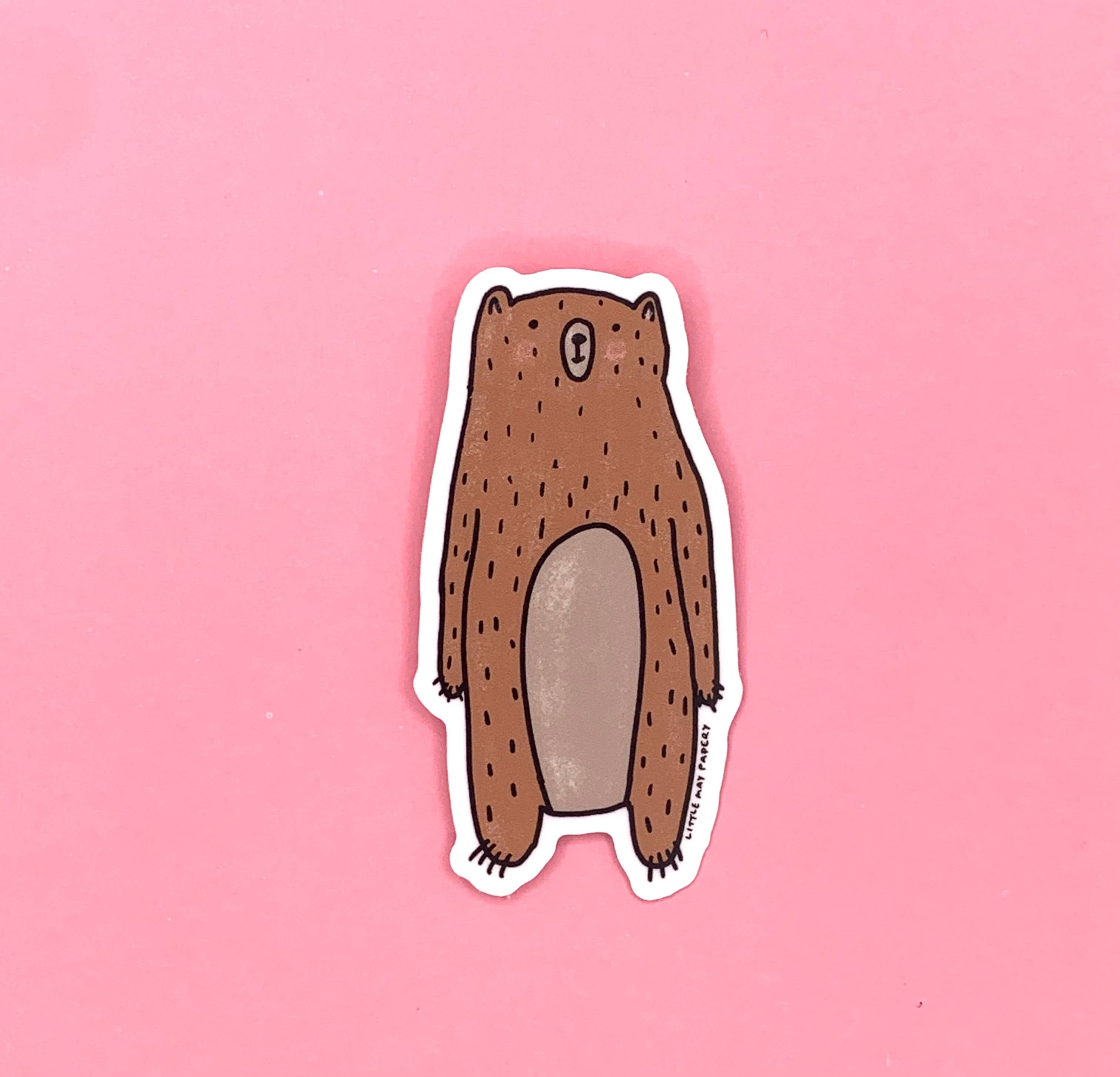 Bear Vinyl Sticker