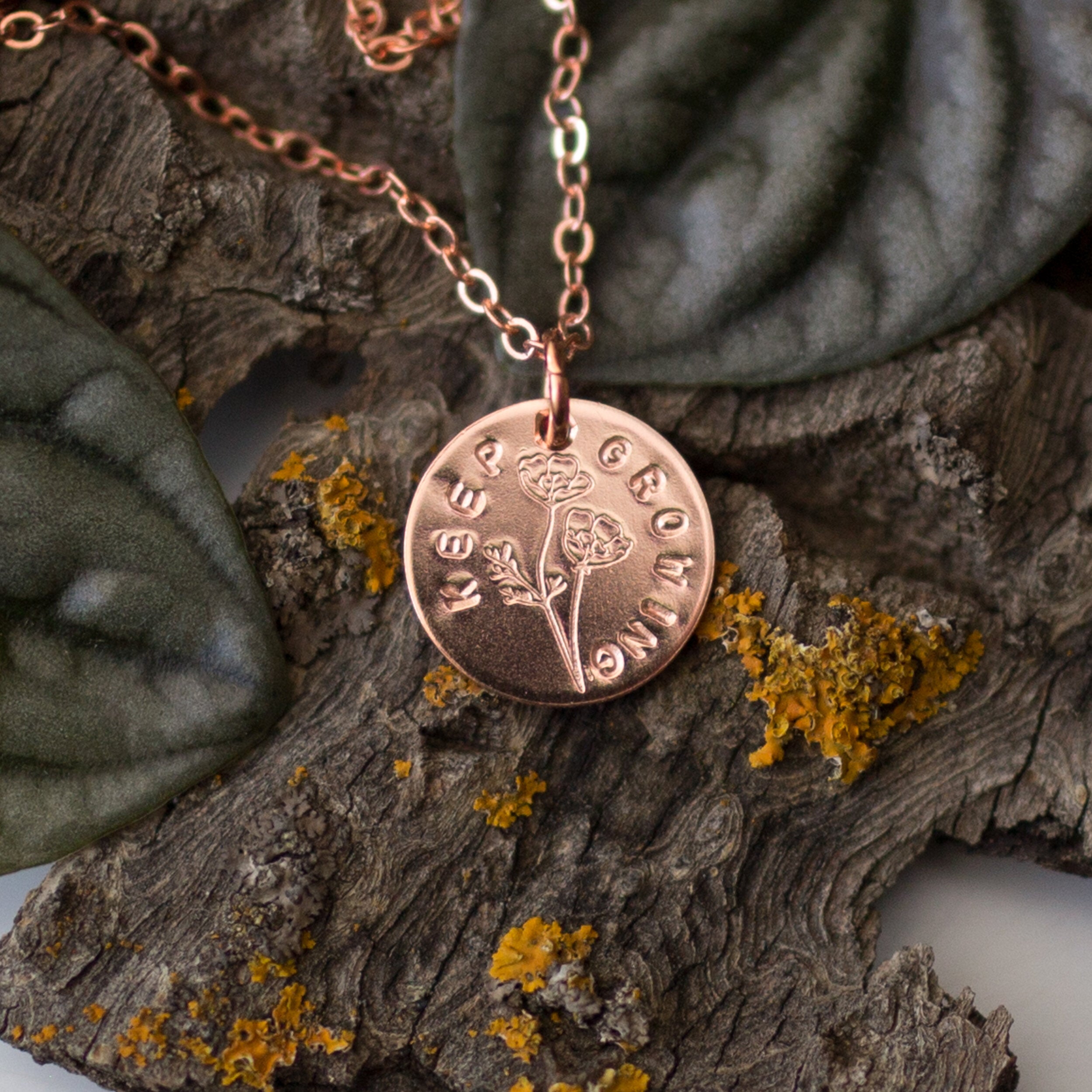 Copper Keep Growing Necklace