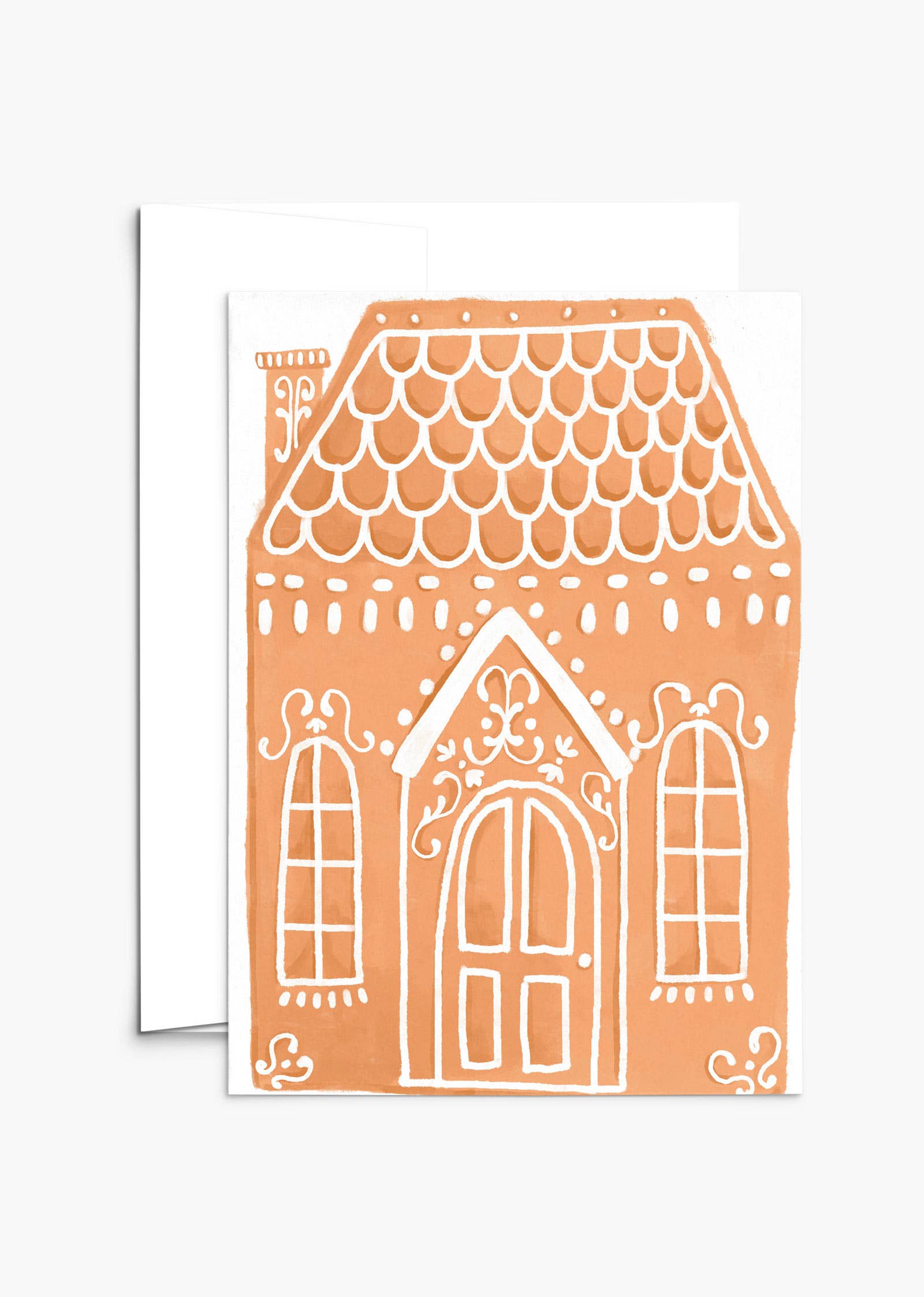 Enchanted Gingerbread House Christmas Card