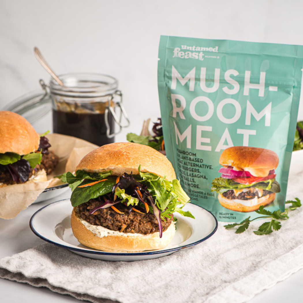 MushrooMeat™ - meat alternative mix for burgers or ground