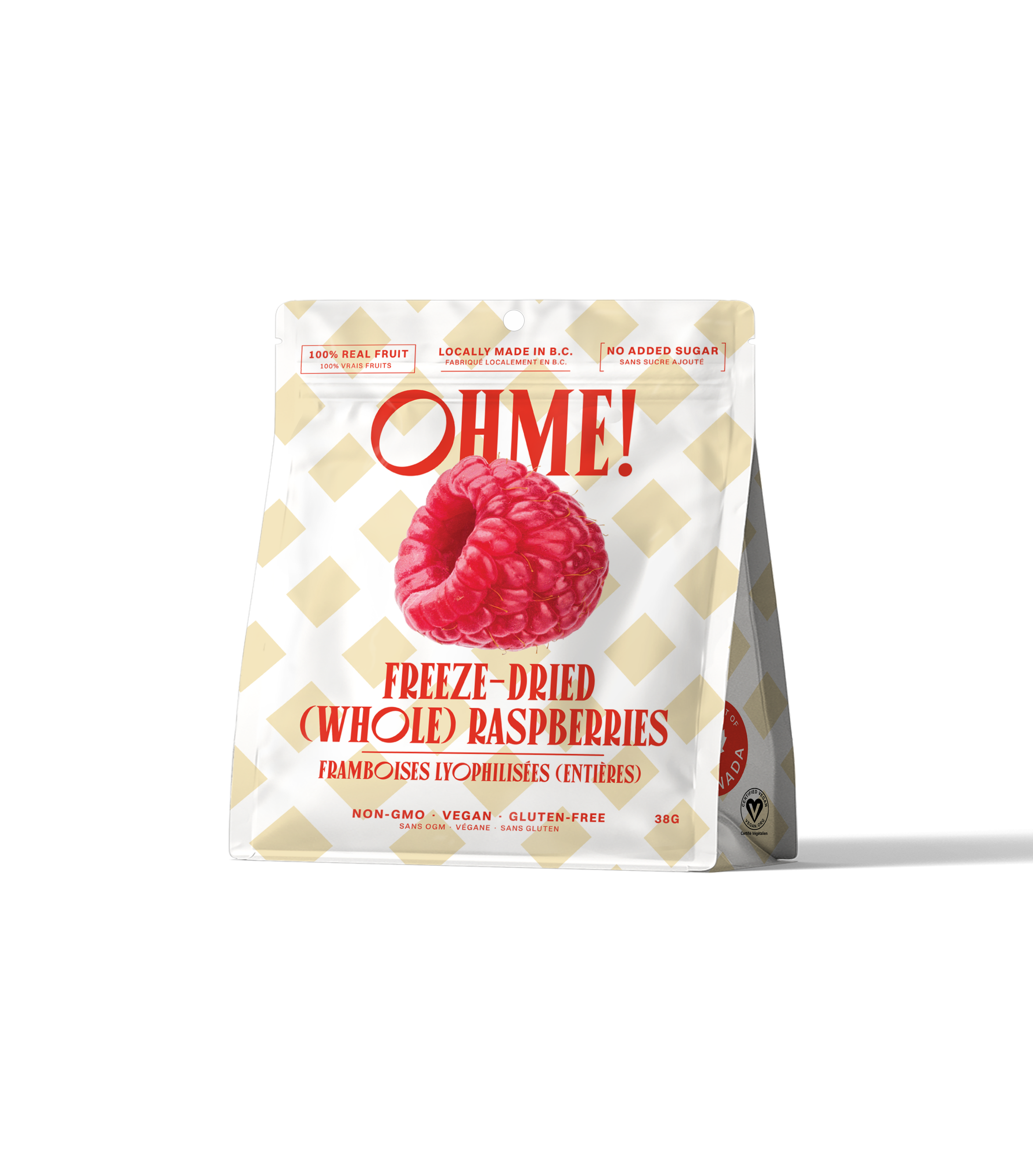 Freeze-Dried Raspberries (Whole)