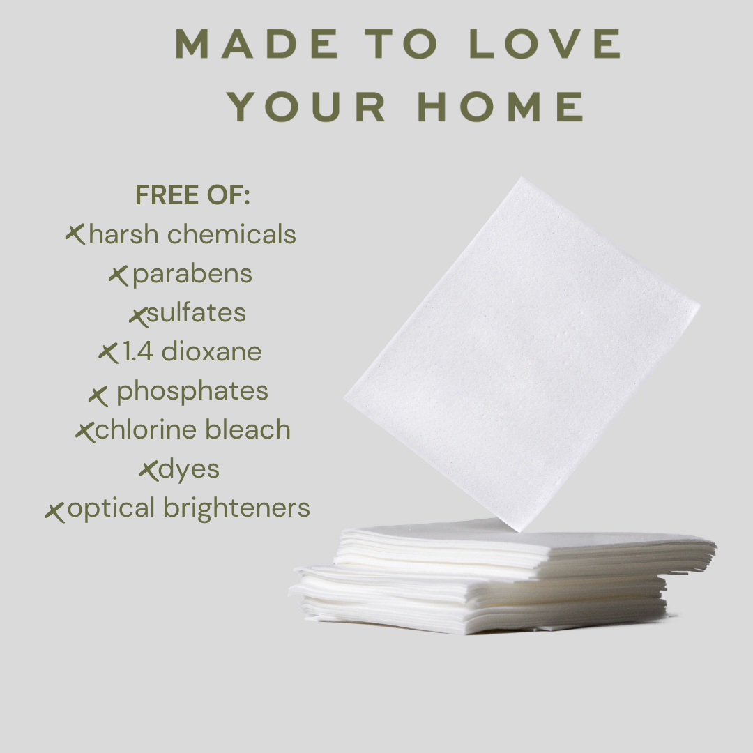 Unscented Laundry Detergent Sheets